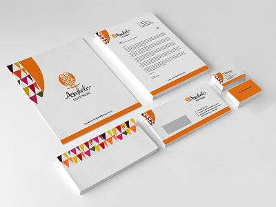 Ambolo Editorial Logo and Stationary branding design logo