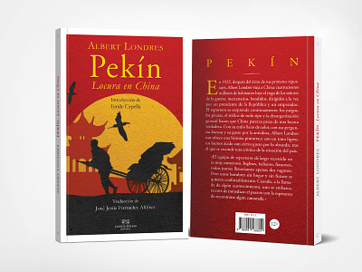 Pekin, Book Cover Design - Collage book layout design cover design