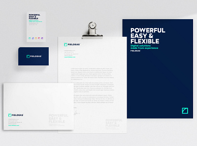 Fieldeas Brand branding design graphic design illustrator logo typography vector