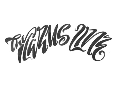 Icarus Line lettering