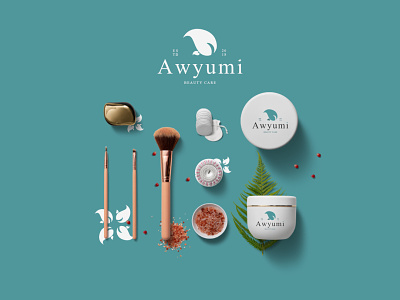 Redesign Logo Awyumi branding cosmetic design lettering logo logo design logotype typography