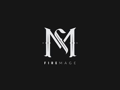 Monogram Design. Fire Mage