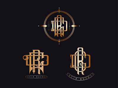 Monogram Desing. DGR For Santiago Guzman Rioz