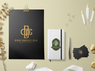 Brand Identity. DGP Monogram branding design design logo lettering lettermark logo logo design logotype monogram monogramlogo typography