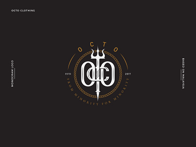 Monogram Desing. OCTO Clothing