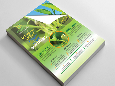 Green Creative Flyer big sale business template clean clear color colorful corporate creative design elegant energy family flyer green luxury mega modern offer product
