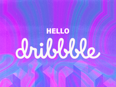 Hello Dribbble design hello dribbble illustration invites jonas pelzer