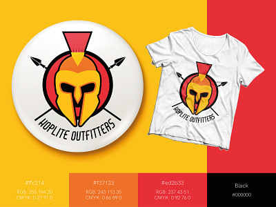 Logo Design for Hoplite Outfitters Clothing Brand