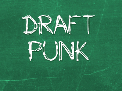 Draft Punk draft green sketch