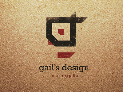 gail's design logo bird cock g gallo logo logotype rooster stag