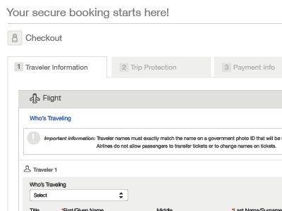 TST Trip Checkout Wireframes application bookings flight mobile product responsive travel tst web