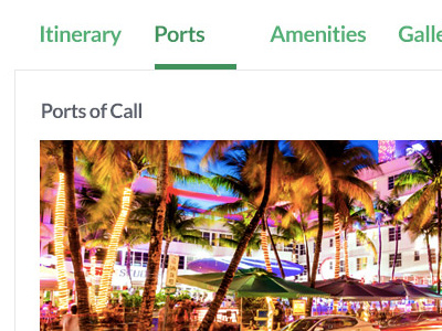 Cruise Booking Details - Mobile Responsive Views