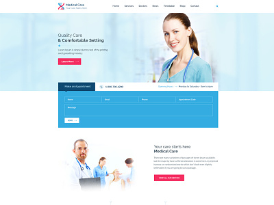 Medical Homepage care doctor hospital medical nurse