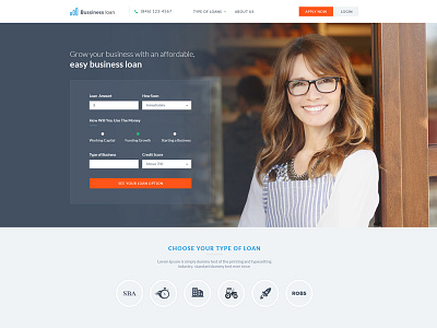 Landing page