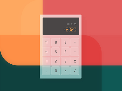 Daily UI 04 - Calculator adobexd app daily ui dailyui design flat icon madewithxd mobile design ux