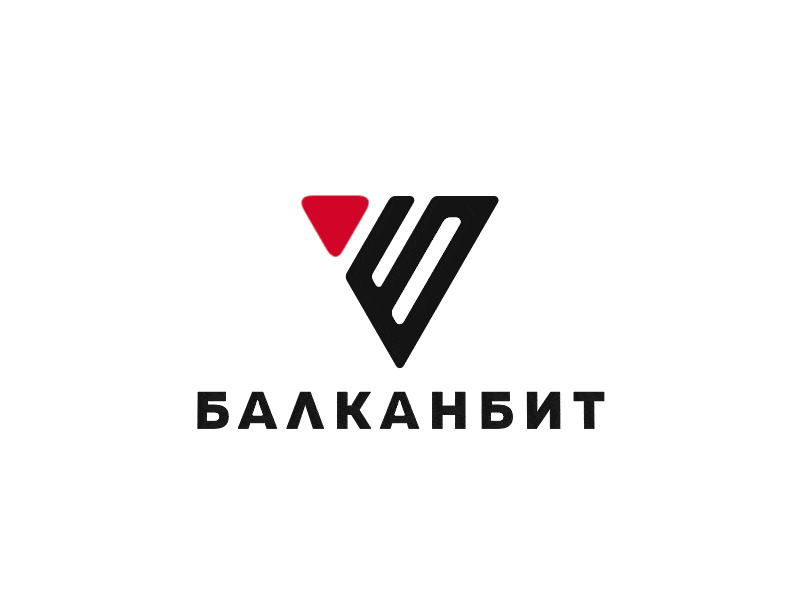 Balkanbit Animated Logo animated b b logo balkanbit black brand design logo red security shield triangle white