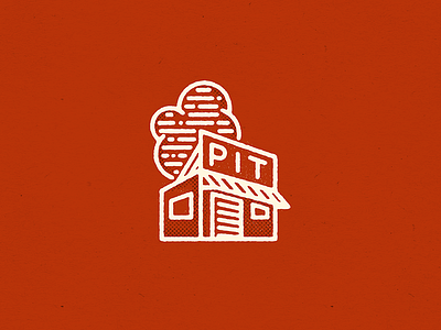 PIT concept bbq branding concept logo smokehouse
