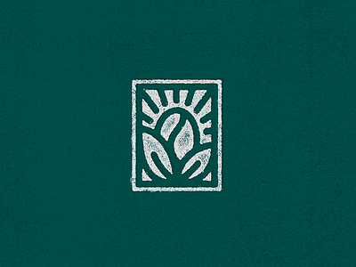 Coffee bean farm stamp badge coffee farming logo outdoor stamp texture