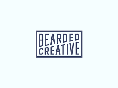 Bearded Creative Studio badge branding lettering logo typography