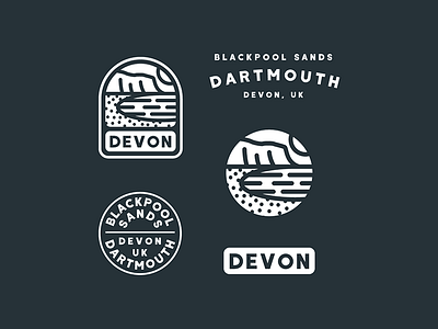 Devon adventure badge branding colour design icon iconography illustration lettering lockup logo logotype outdoor stamp typography vector