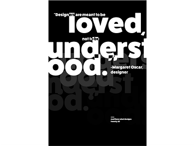 Margaret Oscar 2020 design designer flat graphic design illustration poster poster art poster design quote design typography vector
