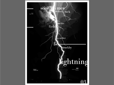 Lightning Poster design designer flat graphic graphic art graphic design illustration lightning poster poster art poster design quote quote design quoteoftheday series type art typedesign typeface typography vector