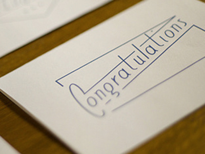 Congrats artisan cards congratulations gender neutral greeting cards maker screen printing stationary typography