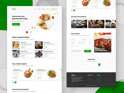 Food Delivery Landing page