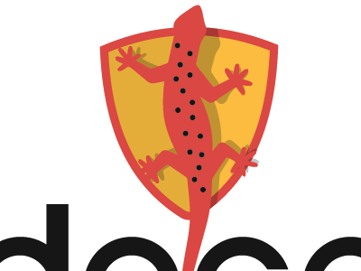 Deco AV Logo audio lizard logo salamander video