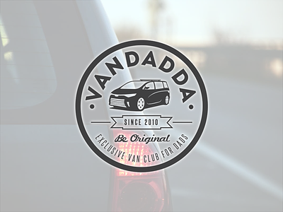 V For Vandadda dads label minivan van