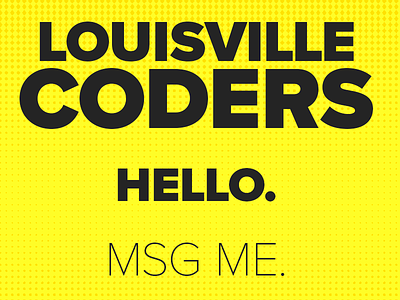 Hello - MSG Me a coder. for looking