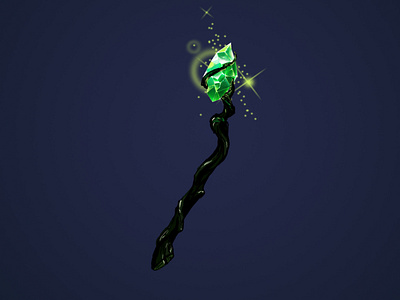 magical crystal wand