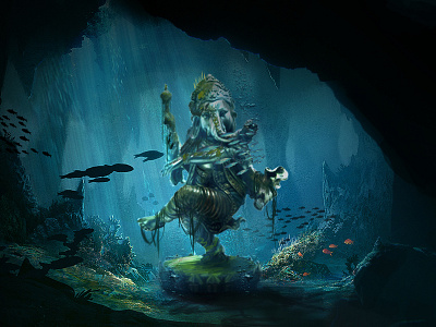 Ocean Idol concept art photoshop cs6