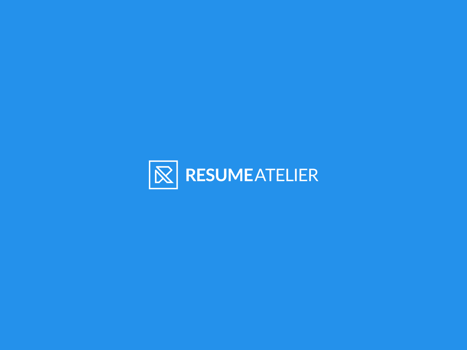 RESUME ATELIER by EntireDesigns™ on Dribbble