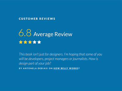Customer Reviews customer minimal mobile rated review starts