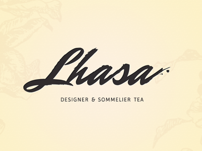 Tea Sommelier branding logo tea