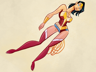 Wonder Woman 02 comic book art highforge pen and ink schiani ledo wonder woman
