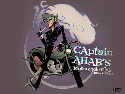 Captain Ahab Mc agency highforge art design digital art digital design graphic design