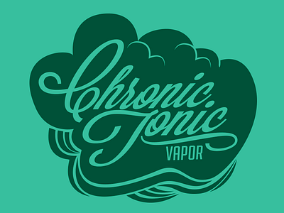 Chronic Tonic agency agency life chronic logo green highforge logo design t shirts design vector