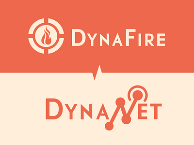Dyna Fire And Dyna Net agency agency work highforge logo design schiani ledo