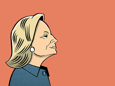 Clinton caricature clinton highforge hillary ledo ledodesign