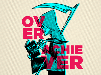 Overachiever 2016 highforge illustration ledo ledodesign overachiever