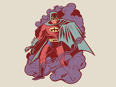 Bootleg Batman batman comic comicbook illustration painting paper pen penandink photoshop sketchbook