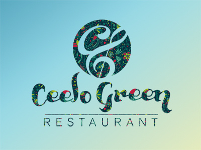 Ceelo Green Restaurant brand ceelo green logo restaurant