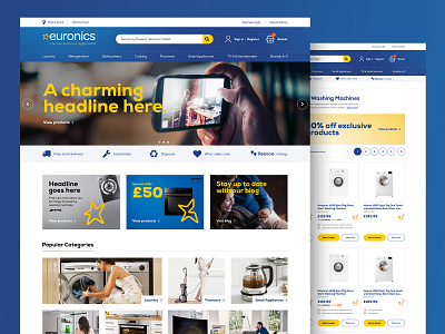Euronics eCommerce website
