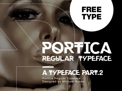 Portica typeface - Part.2 custom type font free freebie letters michael nunes portica typeface