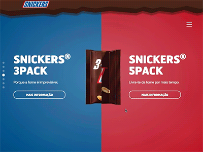 Snickers.pt Re-design chocolate gif mars product re design snickers website