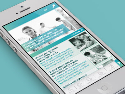 Haja Saúde app app home menu iphone pharma user interface