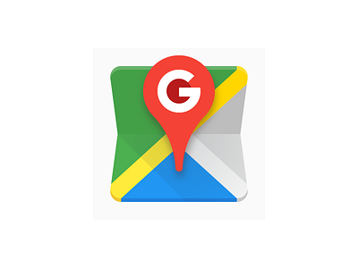 Alter Google Maps android colorful flat icon map material design pin web