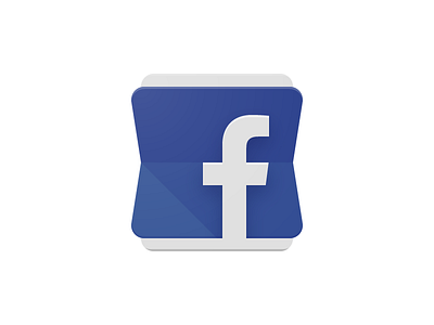 Facebook blue facebook icon logo material design